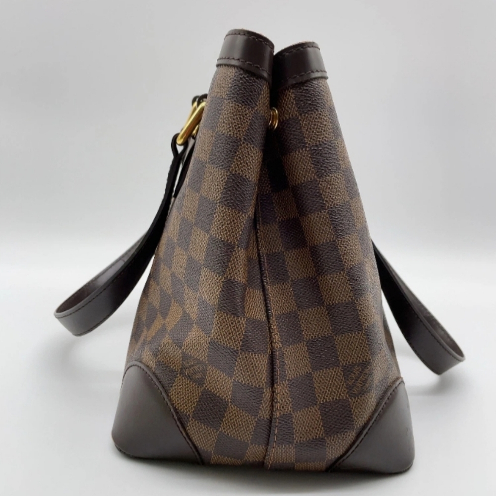 SALE! Auth Louis Vuitton Damier Ebene Hampstead PM Tote Bag W DB/Paper Bag - Picture 15 of 16